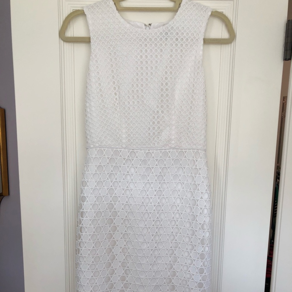 Ann Taylor white dress.